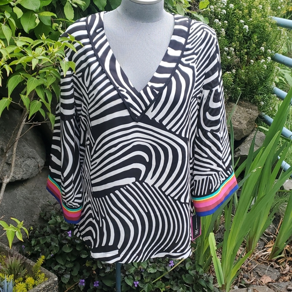 Trina Turk for INC Tunic blouse